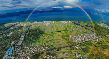 四月的大理，連彩虹都是“圓滿”的